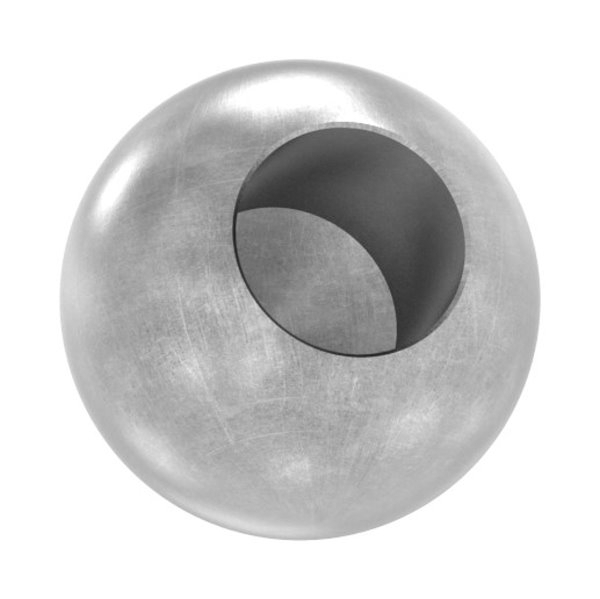 Boule Ø 25 mm | avec trou borgne 12,2 mm | acier S235JR, brut