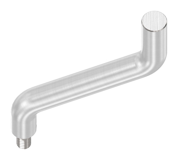 Support Ø 14mm, 2x 30° coudé, V2A