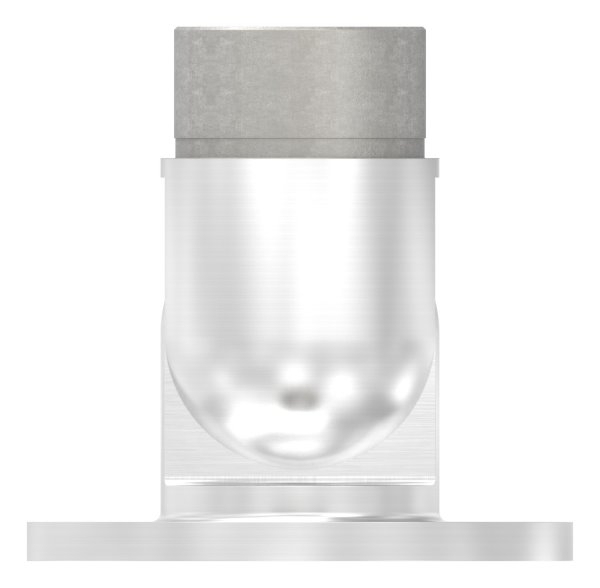 Support mural flexible, pour tube rond Ø 42,4 x 2 mm V2A