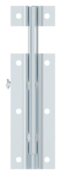 Boulon de porte | longueur : 120 mm | galvanisé | à visser