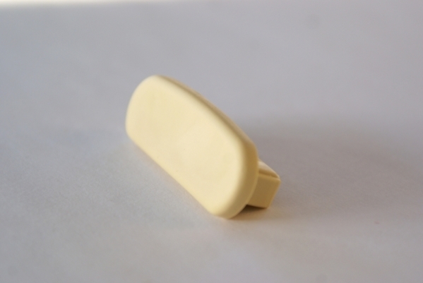 Embout pour main courante en plastique pour 40 x 8mm, ivoire