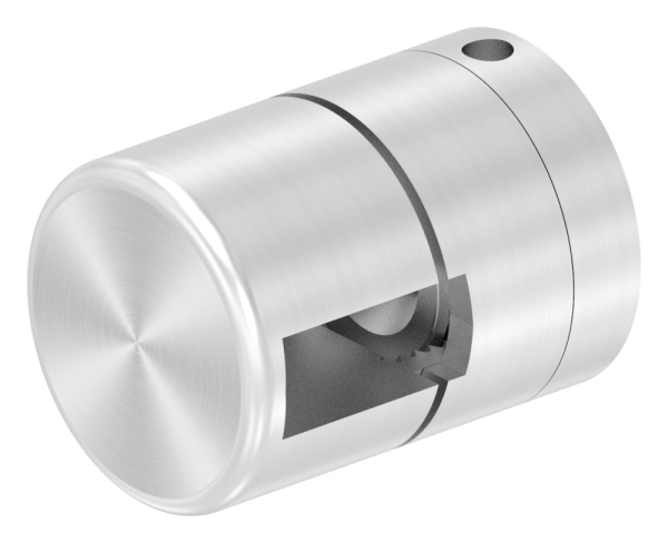 Support de base Brenk pour barres plates 20 x 8mm, ALU