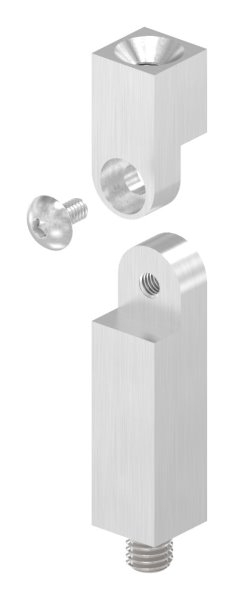 Goupille d'articulation | dimensions : 68x14x14 mm | avec filetage extérieur et intérieur | V2A