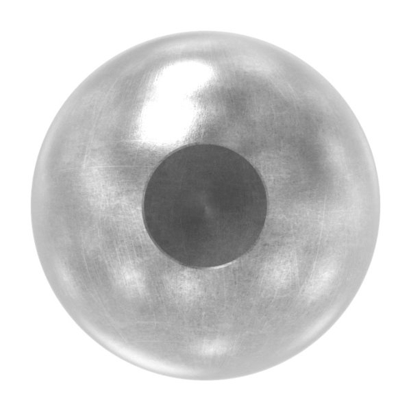 Boule Ø 35 mm | avec trou borgne 12,2 mm | acier S235JR, brut