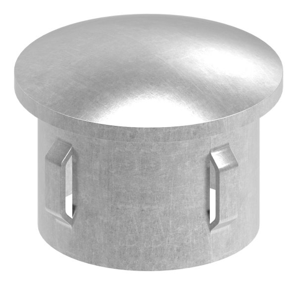 Bouchon en acier | légèrement bombé | pour Ø 42.4x1.8-2.2 mm | Acier S235JR, brut