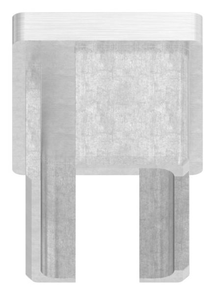 Bouchon V2A à coller pour tube 50x30x2,0 mm