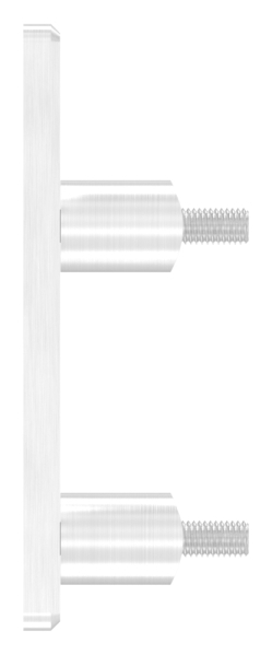Fixation murale V2A pour tube rond Ø 48,3 mm