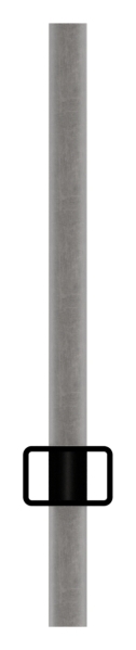 Tube rectangulaire | Dimensions : 30x20x2 mm | Longueur : 3000 mm | Acier S235JR, brut