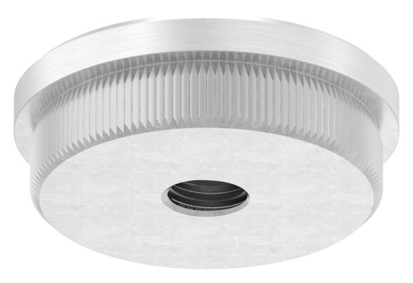 Bouchon plat avec M10 pour Ø 42,4x2,0 mm V2A matériau solide