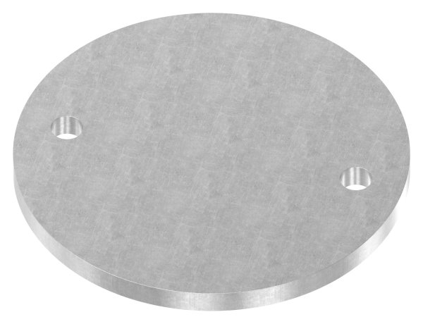 Plaque d'ancrage | Dimensions : Ø 160x10 mm | Acier (brut) S235JR