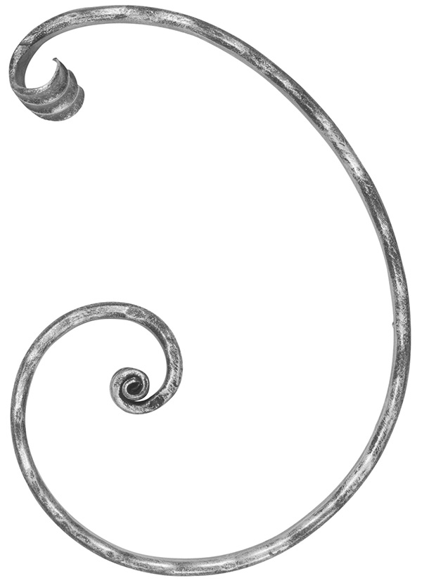 Maître baroque | Dimensions : 205x285 mm | Matériau : 16x8 mm | Acier S235JR, brut