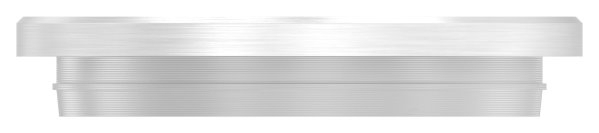 Bouchon plat V2A matériau plein pour Ø 42,4x3,0 mm - version mince conique