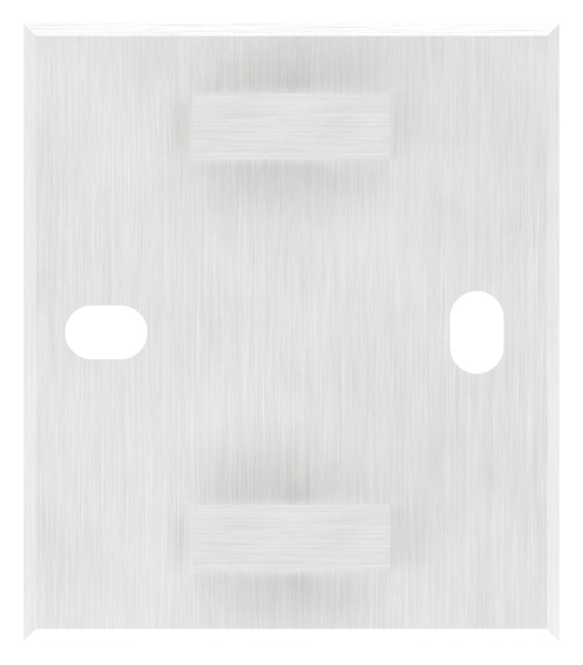 Fixation murale pour tube 40x40 mm V2A