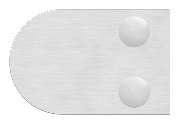 Pince en verre | Dimensions : 40x28x17.4 mm | Connexion Ø 33.7 mm | V2A