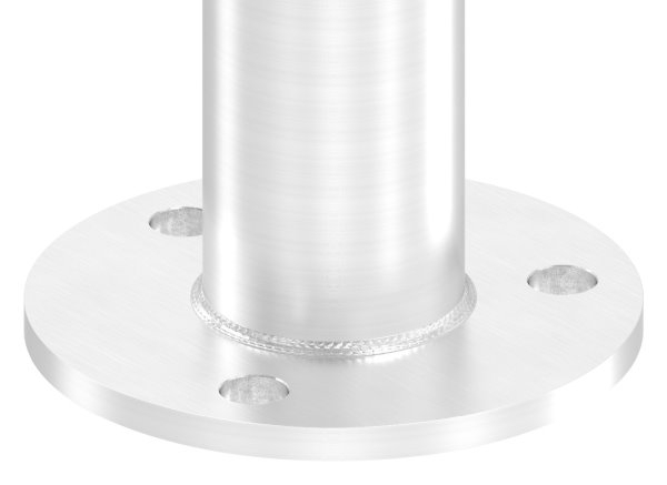 Poteau de garde-corps | pour 6 supports de barre transversale M6 | longueur : 880 mm | V2A