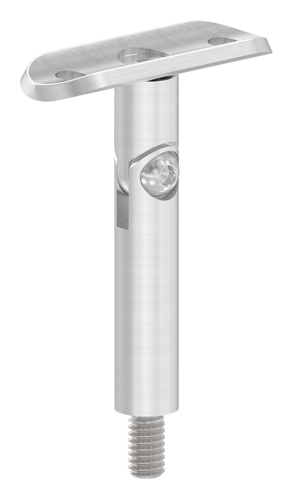 Goupille d'articulation avec plaque de retenue | Raccord : Ø 33,7 mm | V2A