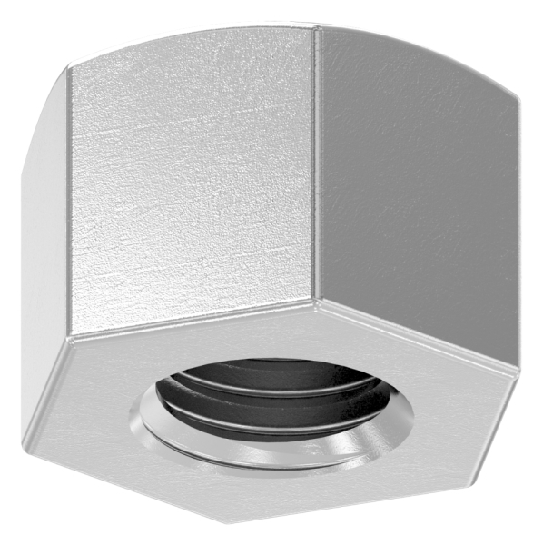 Ecrou hexagonal M10 à tête plate, DIN 917, A2