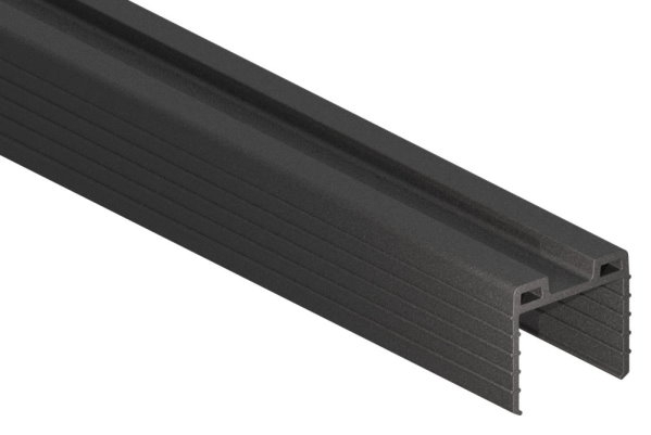 Joint à coin verre 20,76 - 21,52mm, pour rainure 24 x 24mm, longueur 3m, EPDM