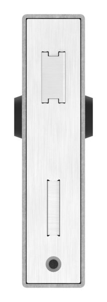 Boîtier de fermeture | Dimensions : 173x94,5x40 mm | Mandrin : 60 mm | Acier (brut) S235 JR