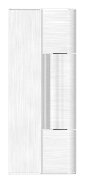 Charnière à visser pour tube 42,4mm, V4A