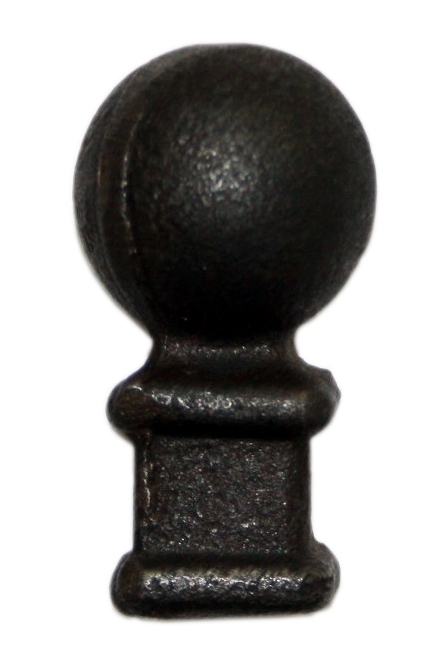 Pointes de clôture 24x24 mm hauteur 60 mm | acier S235JR, brut