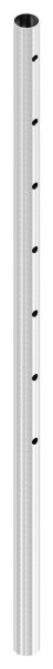 Poteau en acier inoxydable du tube 42,4mm x 2,0mm, V2A
