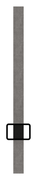Tube rectangulaire | Dimensions : 30x20x2 mm | Longueur : 3000 mm | Acier S235JR, brut