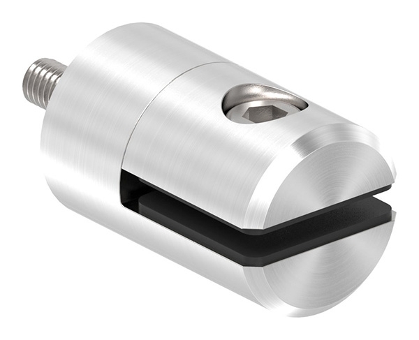 Blechhalter Ø 25 mm V2A fuer Anschluss flach-gerade-12-2100.4