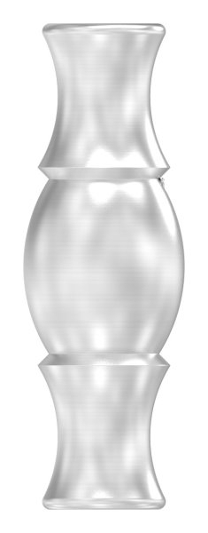 Manchon décoratif 90x30 mm avec trou 12,5 mm V2A
