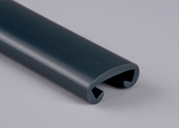 Main courante en plastique pour 35 x 8mm, gris anthracite