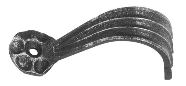 Support ornemental | Dimensions : 40x110 mm | Matériau : 8 mm | Acier (brut) S235JR