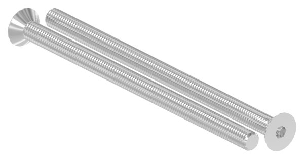 Vis à tête fraisée M8 x 140, A2, ISO 10642