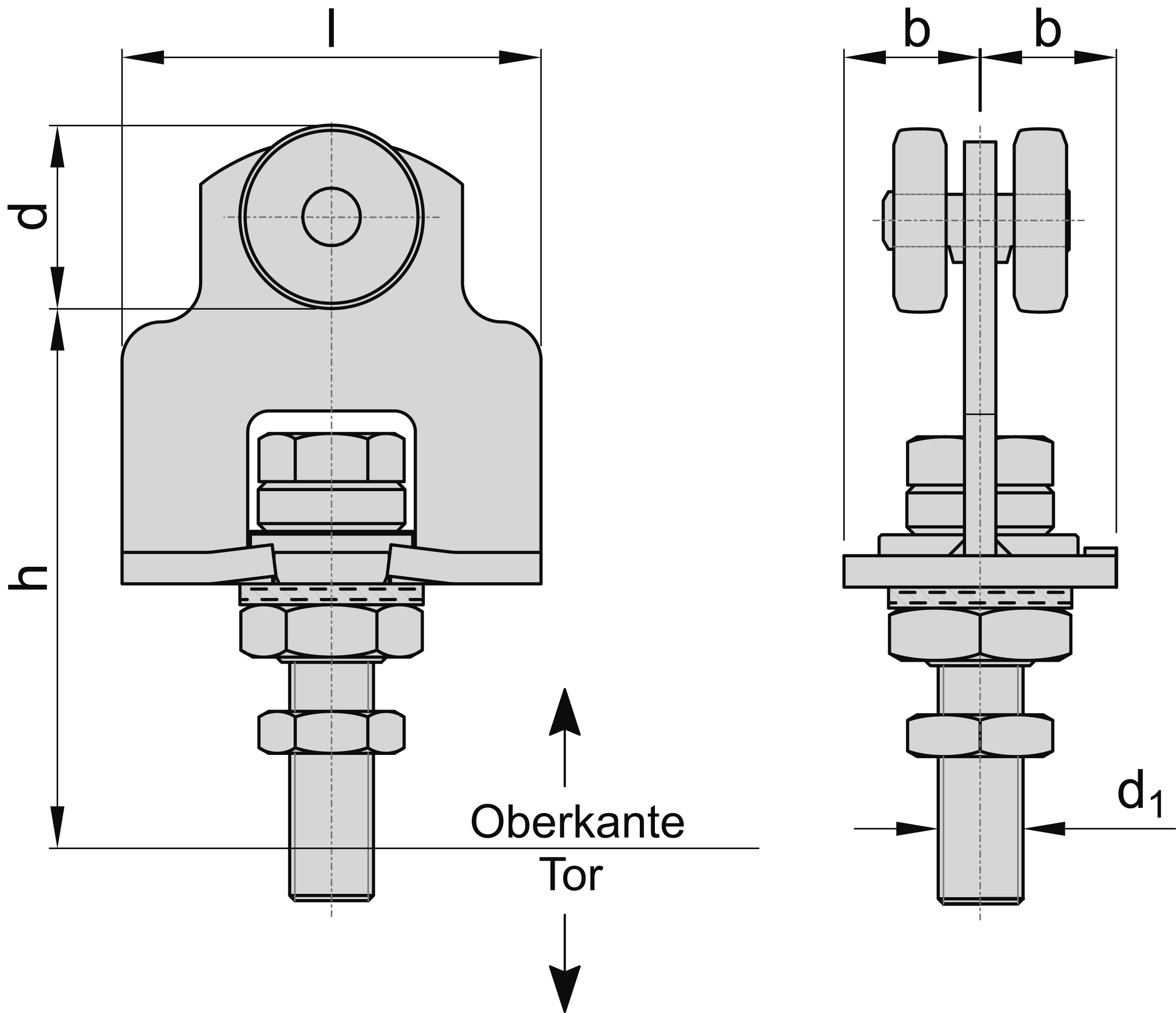 Rouleau unique à rotation horizontale taille 1