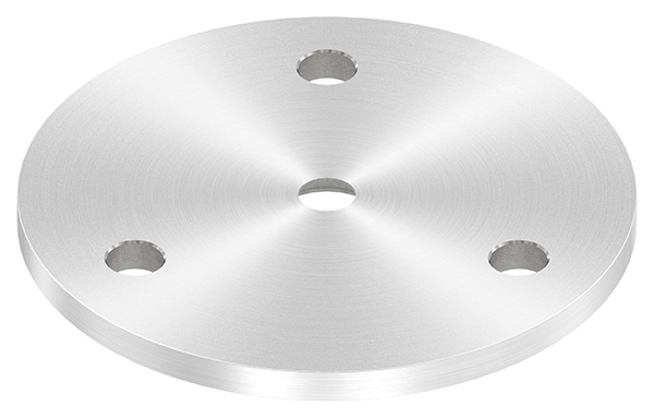 Plaque d'ancrage Ø 70 x 4 mm avec trou de centrage : Ø 6,5 mm | V2A
