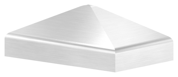 Couvercle de poteau pour tube carré : 50x30 mm | V2A