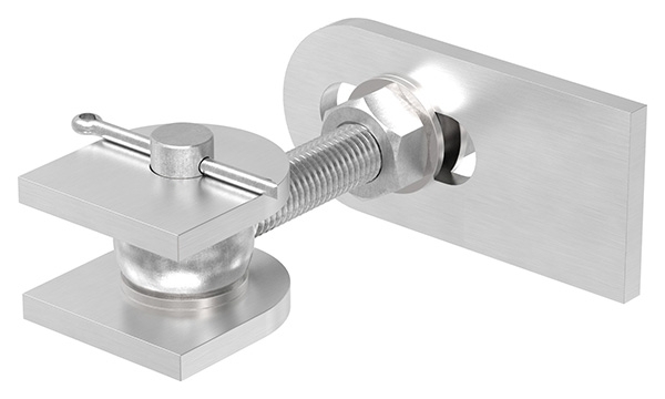 Charnière de portail | M20 | 180° | réglable | V2A