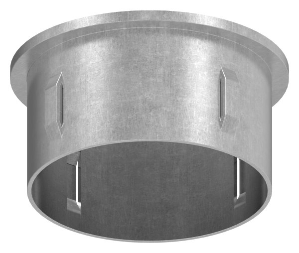Bouchon en acier plat | pour tube rond Ø 60.3x2.5-2.9 mm | acier S235JR, brut