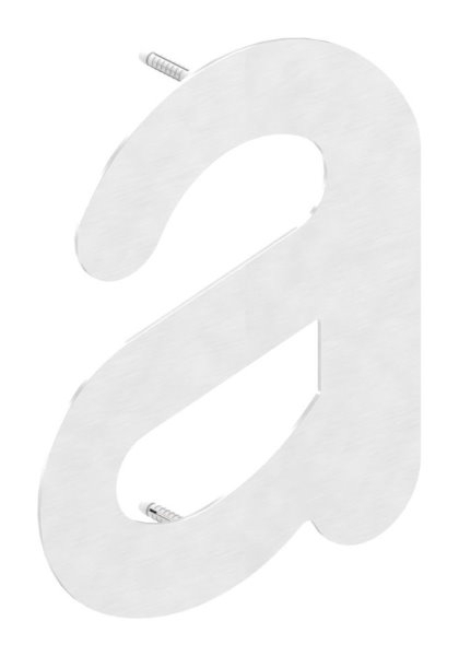 Lettre a | grande | Dimensions : 200 mm x 300 mm | V2A