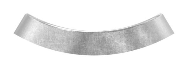 Plaque de retenue | 64x24x4 mm | pour tube rond Ø 42.4 mm | acier S235JR, brut