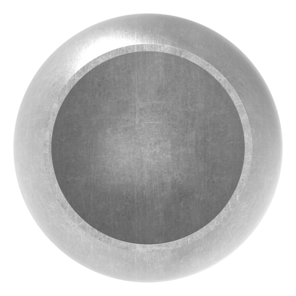 Boule d'extrémité Ø 60 mm | pour Ø 42.4 mm | acier S235JR, brut