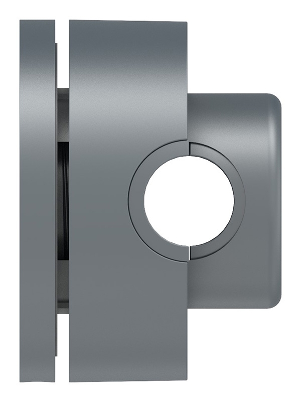 Porte-brenk Ø 50mm, plastique, gris anthracite