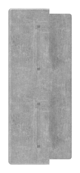 Boîte de comptoir | Dimensions : 30x45x172 mm | Acier (brut) S235JR