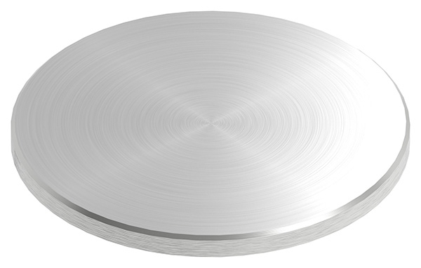 Découpe circulaire | dimensions : Ø 100x6 mm | avec biseau longitudinal | V2A