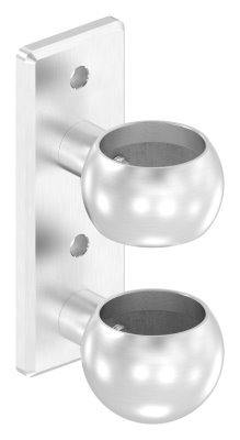 Support mural pour tube rond Ø 48,3 mm V2A
