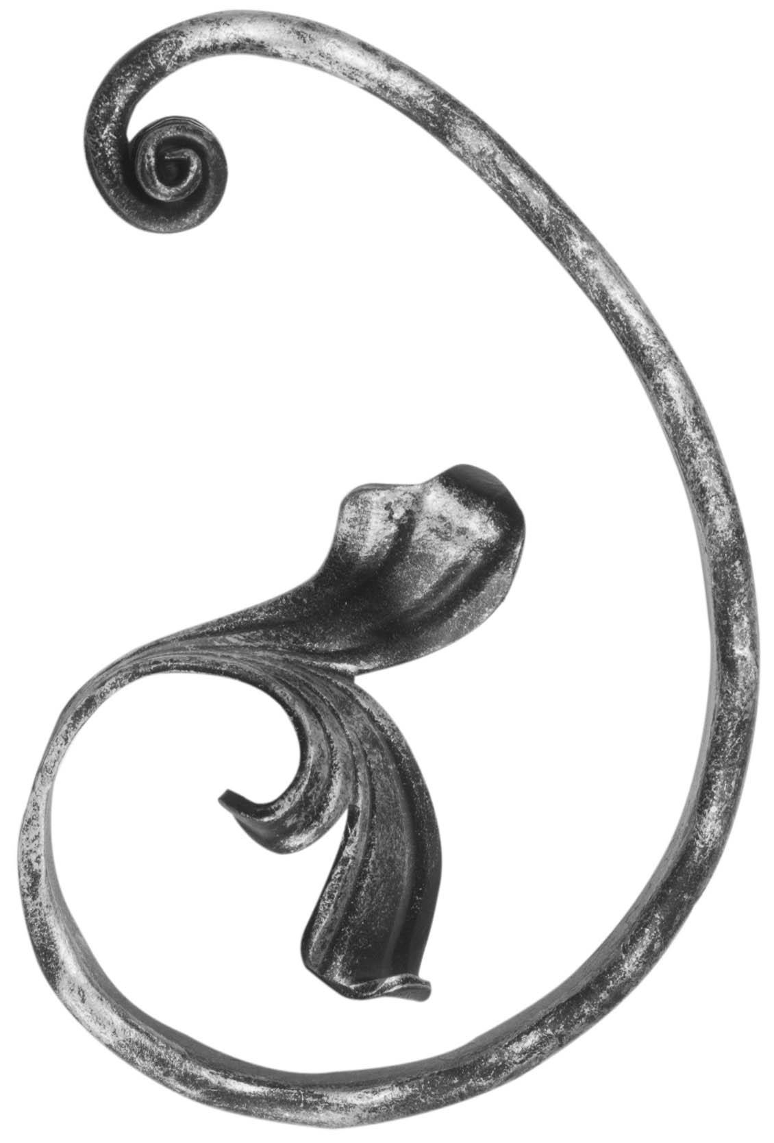 Maître baroque | Dimensions : 130x200 mm | Matériau : 16x8 mm | Acier S235JR, brut