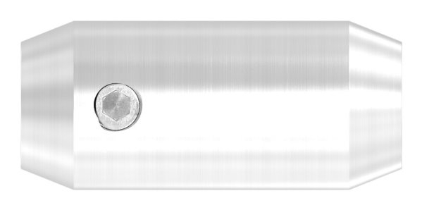 Connecteur 16mm avec filetage M8 et trou 10mm