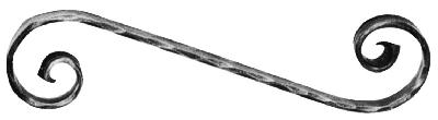 Éléments d'habillage | Dimensions : 120x500 mm | Acier (brut) S235JR