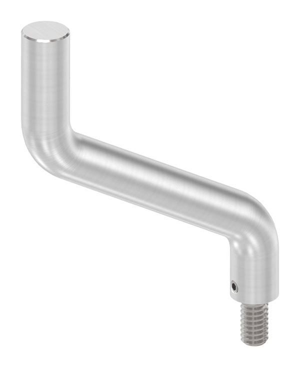 Support Ø 14mm, 2x 30° coudé, V2A