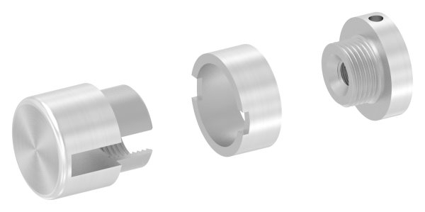 Support de base Brenk pour barres plates 20 x 6mm, ALU