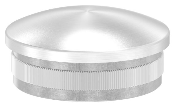 Bouchon légèrement bombé V4A coulé pour Ø 48,3x2,0 mm